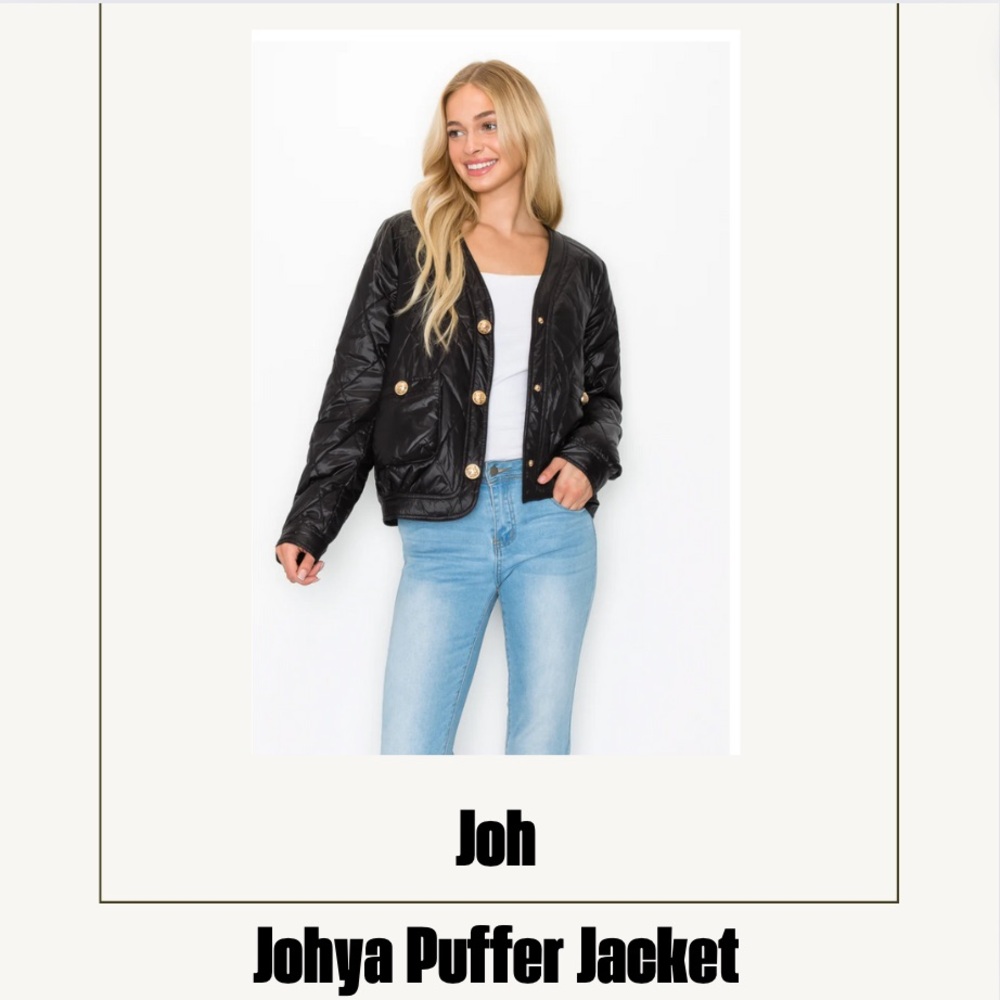 NWT JOH Johya lightweight Quilted Jacket, size small